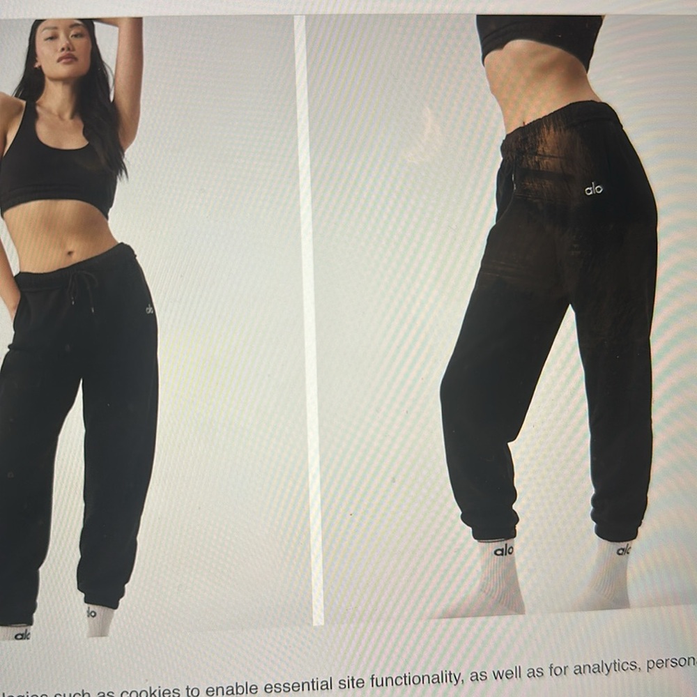 Accolade Sweatpant - size small- black -